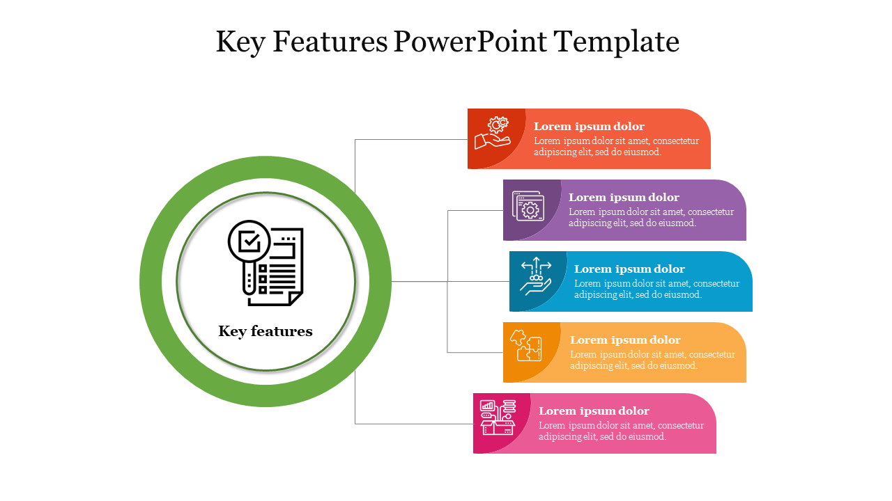 Key Features PowerPoint Template
